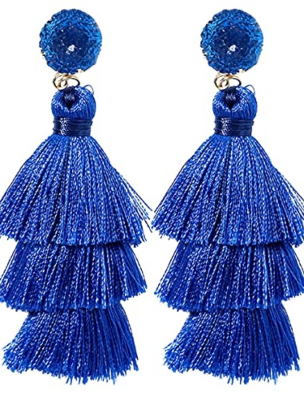 New - Tassel Earrings for Women - Colorful Layered Tassle Dangle Drop Earrings